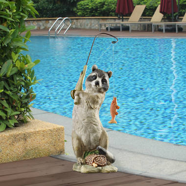 Design Toscano Bandit, The Raccoon Statue & Reviews | Wayfair